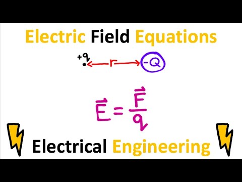 Electric Field Equations In Physics (Electrical Engineering)