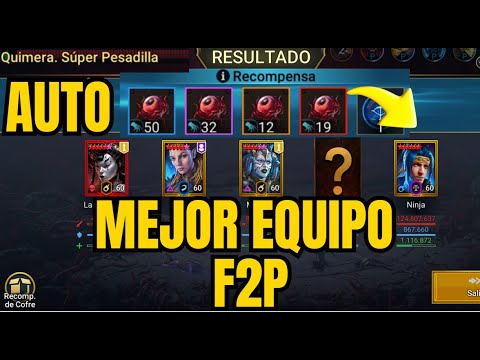 CAMPEONES F2P VS QUIMERA SUPER PESADILLA - RAID SHADOW LEGENDS