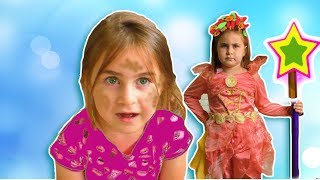 Alika pretend play like Cinderella by Globiki