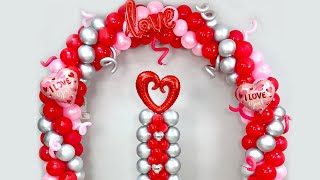 Beautiful Balloon Arch for Valentine