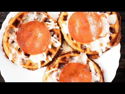 Easy Pizza Chaffle Recipe - Delicious Cheese Waffles