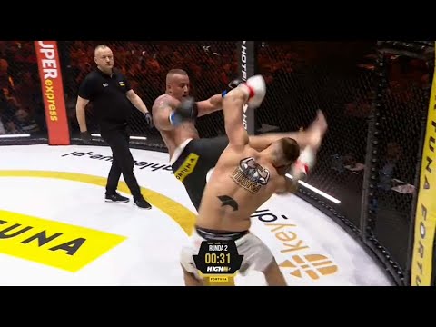 High League 2: Denis Załęcki VS Alan Kwieciński - Skrót Walki (Polski Komentarz)