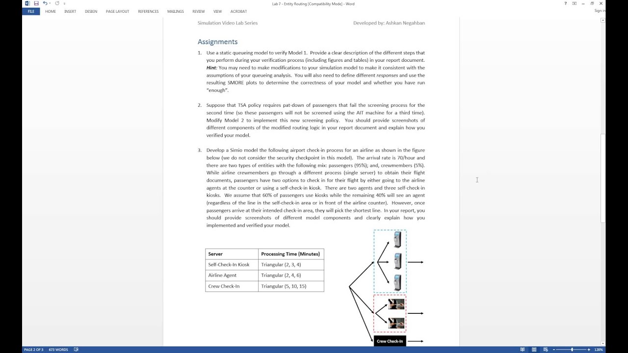Lab 7 - V4: Assignments
