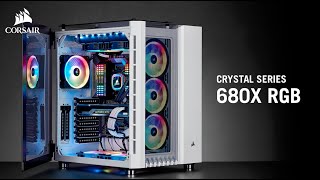 Video thumbnail for CORSAIR Crystal Series 680X RGB ATX-Smart-Gehäuse mit hohem Luftdurchsatz und aus gehärtetem Glas by CORSAIR Deutschland