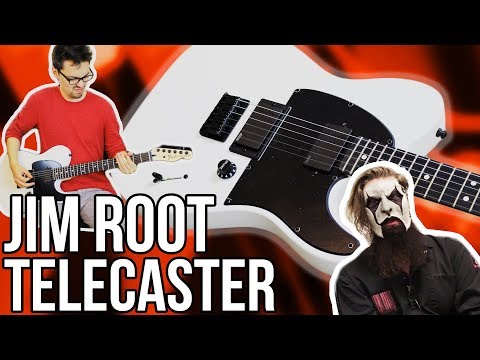 Обзор и демонстрация звучания электрогитары Fender Jim Root Telecaster Flat White EB