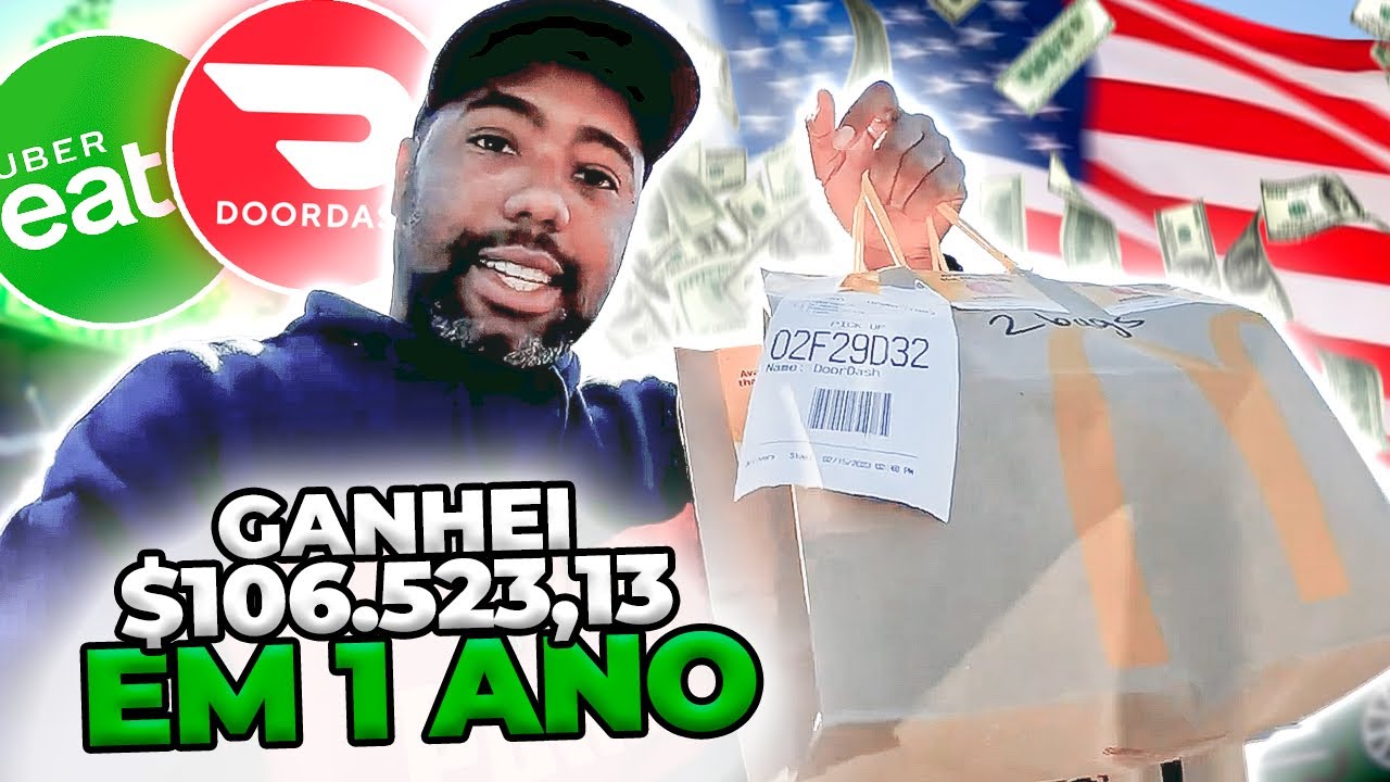 MEU SALÁRIO EM 1 ANO FAZENDO DELIVERY NOS ESTADOS UNIDOS 2022