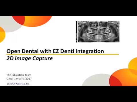 Open Dental 2D Image Integration with EzDent-i