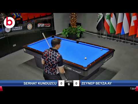 SERHAT KUNDUZCU & ZEYNEP BEYZA AY Bilardo Maçı - 