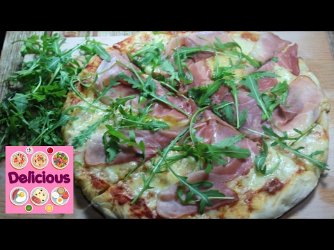 Homemade Prosciutto Pizza Recipe - How to make Prosciutto pizza - Easy pizza recipe - Delicious