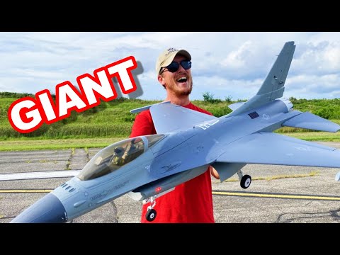 FAST! F-16 Falcon 80mm RC EDF Jet - INCREDIBLY PERFECT WARBIRD!
