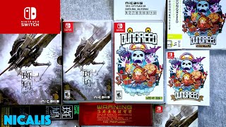 UNBOXING! Ikaruga & Dungreed Hypergun Editions Nintendo Switch - Nicalis Games