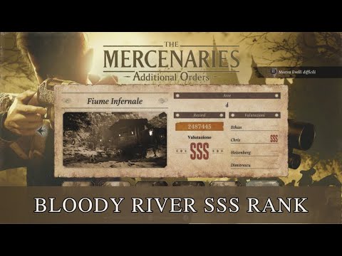 Resident Evil 8 Village - The Mercenaries - Bloody River SSS Rank as Chris Redfield