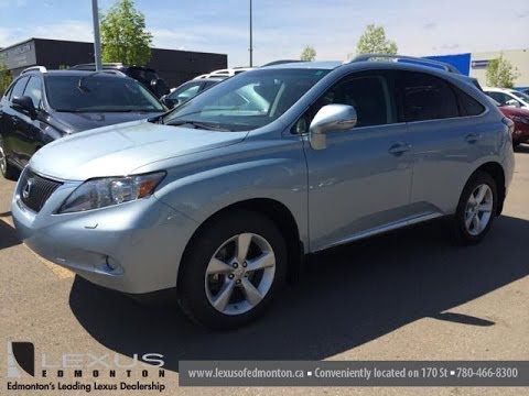 Lexus Certified Pre Owned Blue on Black 2011 RX 350 AWD - Sherwood Park, Alberta
