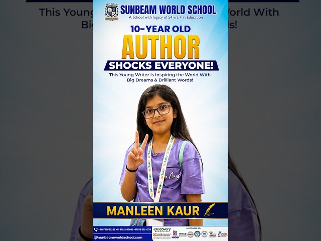 10-Year-Old Author SHOCKS Everyone!