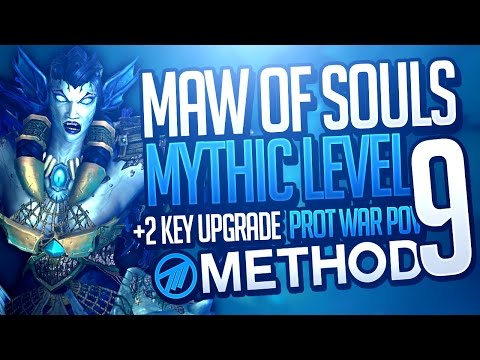Maw of Souls Mythic LEVEL 9 WITH +2 KEY UPGRADE! - Method Sco Warrior Tank POV