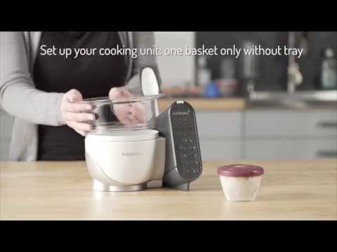 BABYMOOV Nutribaby+ daugiafunkcinis maisto gaminimo prietaisas Pilkas video