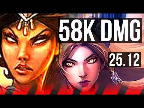 CASSIOPEIA vs IRELIA (TOP) | 58k DMG, 5k comeback, 6 solo kills, 22/4/17 | EUNE Master | 25.12