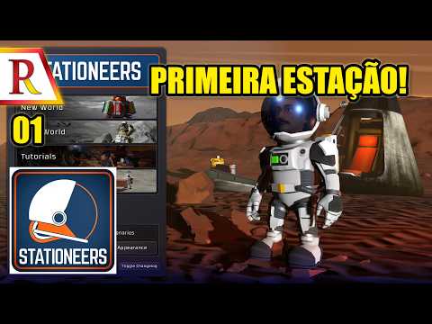 Construindo a PRIMEIRA BASE em Marte! | Stationeers | 01