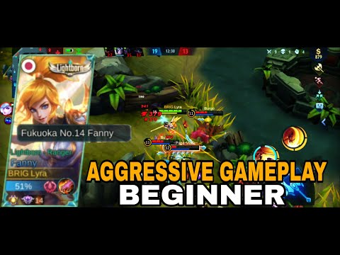 FANNY AGGRESSIVE GAMEPLAY, LEARN FARMING FAST, ROTATION ON TARGET AND AGGRESSIVE