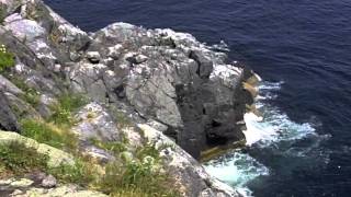 preview picture of video 'Monhegan Island Maine Eastside Cliffs'