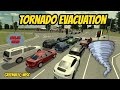 Greenville, Wisc Roblox l Tornado Evacuation Rp *CRAZY TRAFFIC*