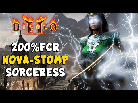 200FCR Nova Stomp Sorceress OMG So Fun - Diablo 2 Resurrected / D2R