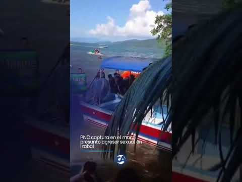 La PNC capturó en el agua a un presunto agresor sexual en Playa Dorada