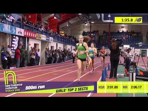 Girls 800m Section 3 - New Balance Indoor Nationals 2012