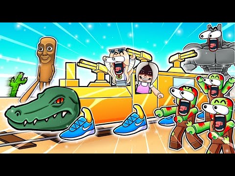 We Built the MOST BRAIN-ROT Train In Roblox Dead Rails...💀🤣