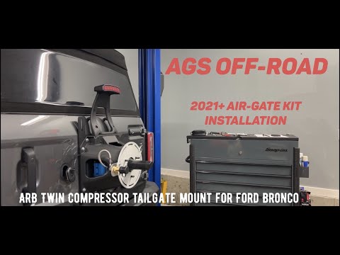 Air-Gate Kit installation with optional Filter Relocation Kit for 2021+ Ford Bronco
