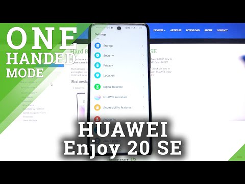 How to Enter One Handed Mode on HUAWEI Enjoy 20 SE – Turn On One Handed Mode