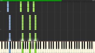 Cubert — System Of A Down, How To Play on Piano  Synthesia Tutorial