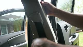 How to remove and  install seat belts Dodge journey