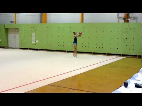 Jelizaveta Gamalejeva Latvian Championships 2012 ball Q