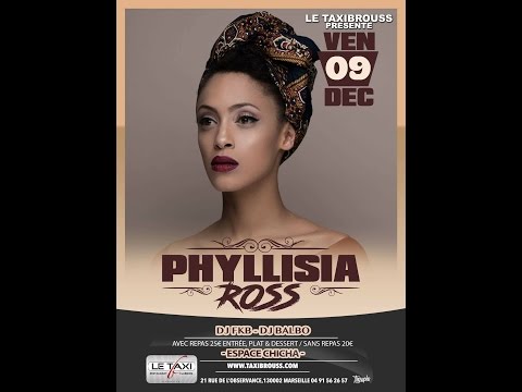 Phyllisia Ross arrive " Only For You " au Taxibrousse