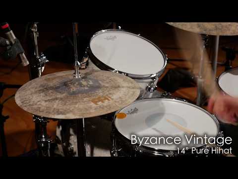 Meinl Byzance Vintage B14VPH 14"  Pure Hihat, pair (w/ Video Demo) image 11