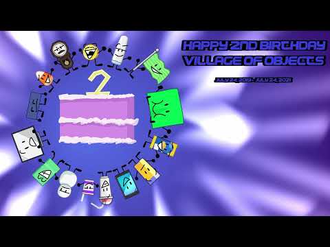 Happy 2nd Birthday Village of Objects!
