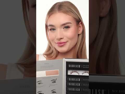 ✨ Elevate your style with Divine lashes by Nanolash, now available in a stunning brown shade