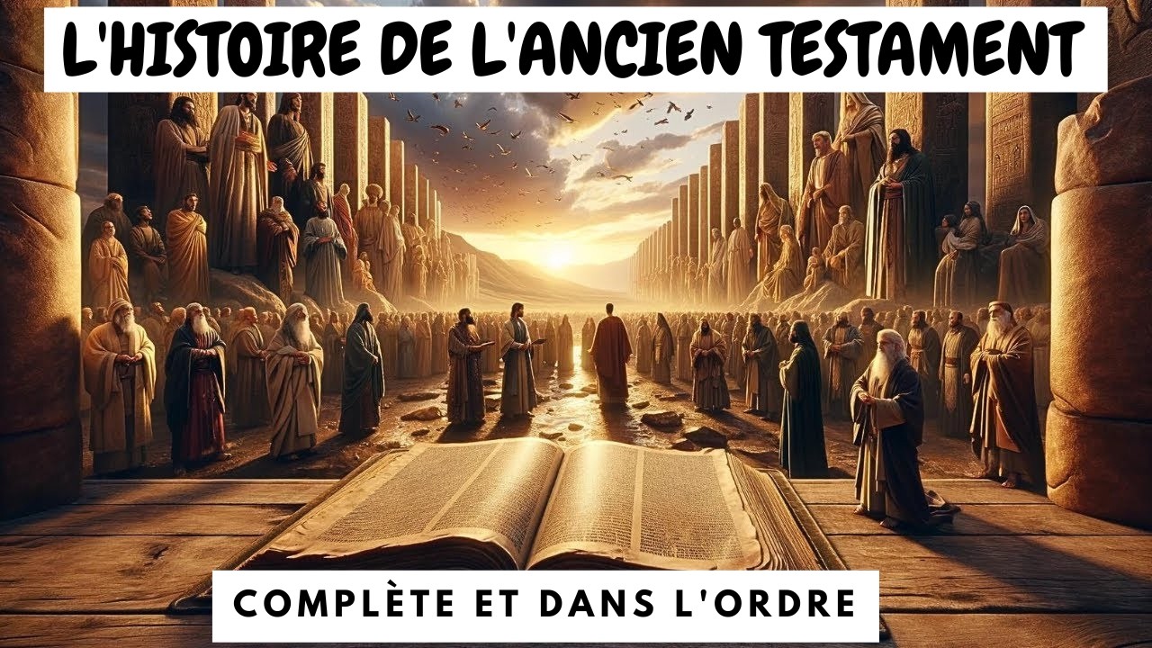 L'Histoire de l'ANCIEN TESTAMENT COMPLÈTE et en ORDRE CHRONOLOGIQUE. Comme vous ne l'avez jamais vue