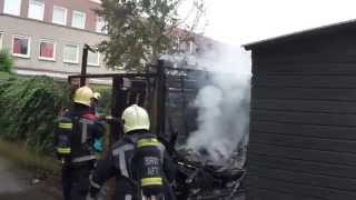 preview picture of video 'Tuinhuisje in brand in Amersfoort Nieuwland'