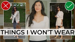 Things I Won't Wear In 2025 & My Wardrobe Plan