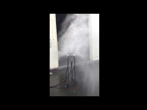 Water dust control test
