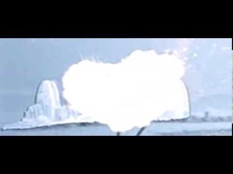 AT AT maximum firepower (close up and slow motion) bombardment of the Hoth shield generator