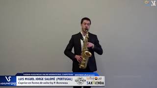 Luis miguel JORGE SALOME plays Caprice en forme de valse by P. Bonneau #adolphesax