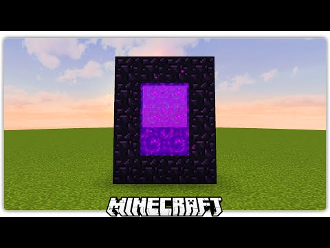 Minecraft Tip: How to Make a Nether Portal in a Superflat World!