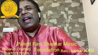 Ravi Shankar at 100 Centenary year Celebration Talk Shows By Padma Bhushan Pandit Vishwa Mohan Bhatt