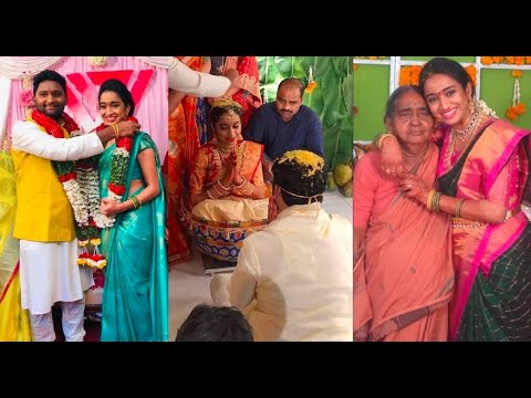 Anchor Vindhya Vishaka Wedding Photos || Vindhya Vishaka || Anchor || Tollywood ||