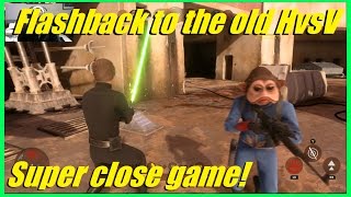 Star Wars Battlefront - Flashback to the old HvsV! Really close match! 4 to 4 final round decision!
