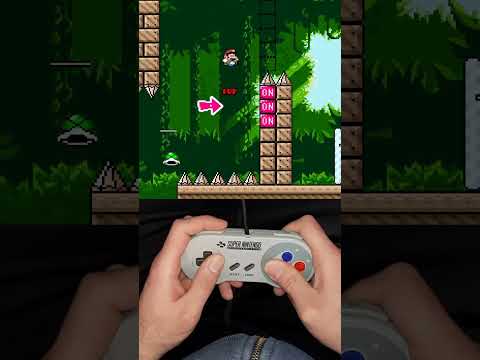 WHY ALWAYS YOSHI ? CRAZY Shell Jump Level #shorts #smw #kaizo #super #mario #world #nintendo