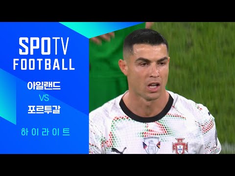 [월드컵 유럽 예선] 아일랜드 vs 포르투갈ㅣ3분 하이라이트 (11.14)